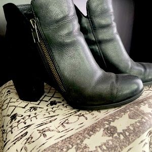 ✨SOLD✨Black Born Brand Booties in size 7.